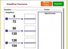 Simplificación de fracciones | Recurso educativo 38493