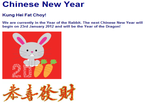 Chinese new year | Recurso educativo 39984