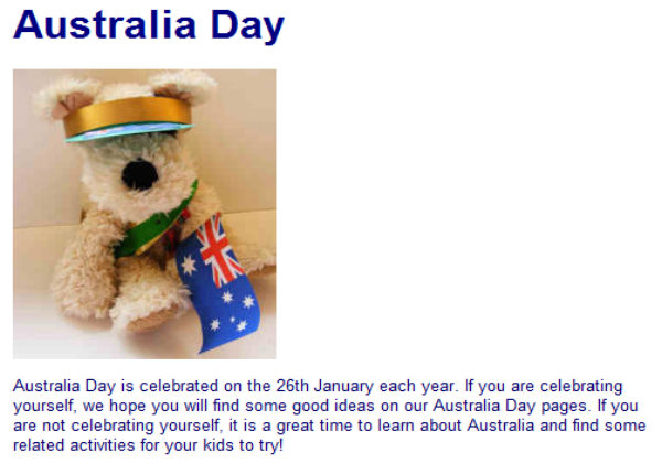 Australia day | Recurso educativo 39985