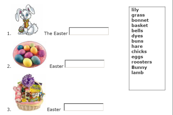 Easter vocabulary | Recurso educativo 42717
