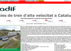 Les línies de tren d'alta velocitat a Catalunya | Recurso educativo 43310