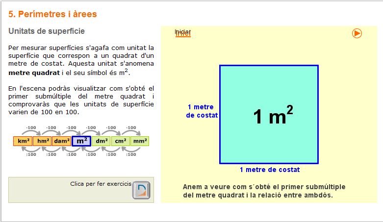 Unitats de superfície | Recurso educativo 44095