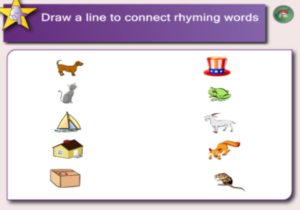 Rhyming activities | Recurso educativo 45254