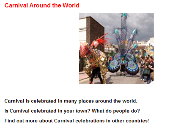 Carnival around the world | Recurso educativo 45598
