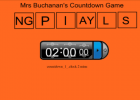 Countdown word game | Recurso educativo 46512