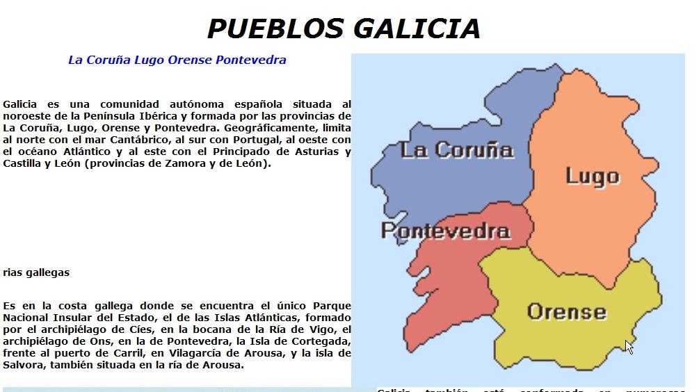 Galicia: Concejos y Parroquias | Recurso educativo 49032