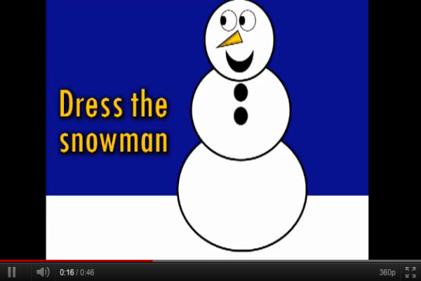 Song: Build a snowman | Recurso educativo 50748