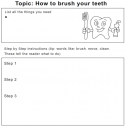 How to brush your teeth | Recurso educativo 54301