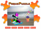 Puzzles: Minnie y Daisy en la playa | Recurso educativo 61060