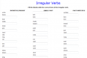 Irregular verbs | Recurso educativo 18713