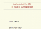 José Hernández. "El Gaucho Martín Fierro" | Recurso educativo 25471