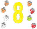 8 fresas | Recurso educativo 25915