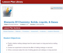 Elements of chemistry: Solids, liquids and gases | Recurso educativo 69738