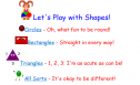 Let's play with shapes | Recurso educativo 77710