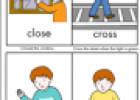 Verb cards: Close, cross, count, cook | Recurso educativo 78860