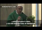 El Papa Francisco critica la hipocresía que es "la lengua de los corruptos" | Recurso educativo 100853