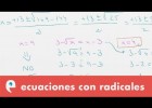Ecuaciones con radicales | Recurso educativo 109930