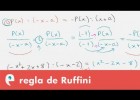 Regla de Ruffini II | Recurso educativo 110044