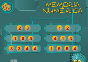 Juego de trabajar la memoria numérica para desarrollar la memoria en niños de 3 a 6 años : 04 | Recurso educativo 404910