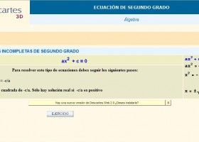 Ecuaciones incompletas de segundo grado | Recurso educativo 735547