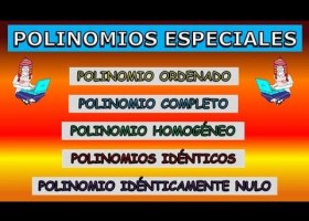 POLINOMIOS ESPECIALES | Recurso educativo 745350
