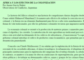 Efectes de la colonització a l'Àfrica | Recurso educativo 748176