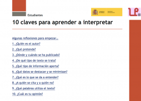 Cómo aprender a interpretar un texto | Recurso educativo 749580