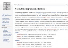 Calendario republicano francés | Recurso educativo 749752