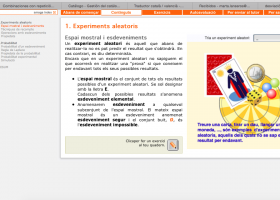 Experiments aleatoris: espai mostral i esdeveniments | Recurso educativo 752028