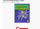 Bases de la Fisiología (Gal & Iglesias - 2ª Ed. 2007 - booksmedicos) | Recurso educativo 755614