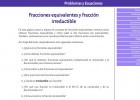 Fracciones equivalentes y fracciones irreductibles | Recurso educativo 774844