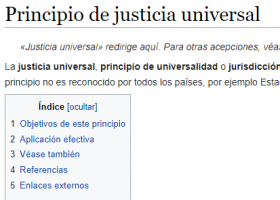 Principio de justicia universal | Recurso educativo 785643
