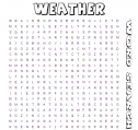 Weather word search | Recurso educativo 57986