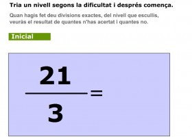 Practiquem divisions | Recurso educativo 684356