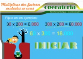 Multiplicar amb factors acabats en zeros | Recurso educativo 775246