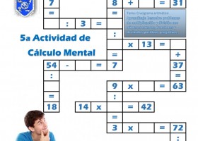 Ejercicio de Crucigrama Aritmético | Recurso educativo 784042