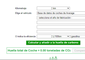 Calculadora de la huella de carbono | Recurso educativo 789038